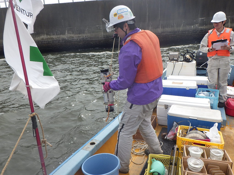 環境調査作業の流れ01